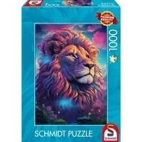 Abbildung von Löwe im Farbenwind, Puzzle
