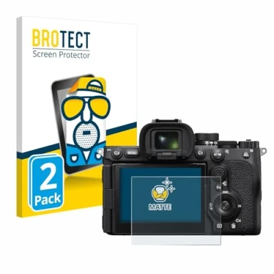 Abbildung von BROTECT Entspiegelungs Schutzfolie für Sony Alpha 7R V / a7R (2 Stück) Matte Displayschutz Folie, Anti Reflex, Fingerprint