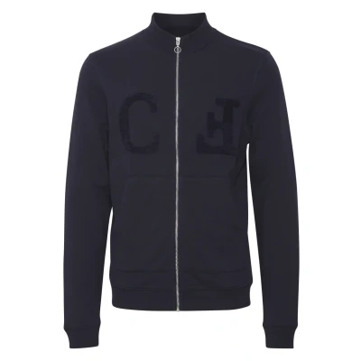 Abbildung von Casual Friday Cfsebastian Zipthrough Sweatshirt, Herren, Größe: XXL, Dark navy