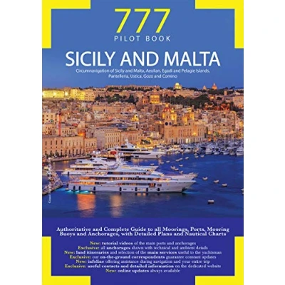 Abbildung von Sicily and Malta. Circumnavigation of Malta, Aeolian, Egadi Pelagie Islands, Pantelleria, Ustica, Gozo Comino (777. Il portolano)