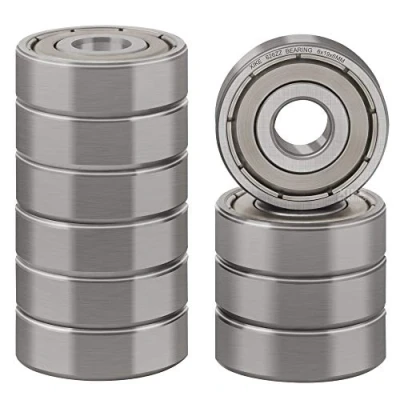Abbildung von XiKe 10 Stück 626ZZ Mini Kugellager 6x19x6mm Chromstahl und Vorgeschmiert, 626 2Z Rillenkugellager mit Doppelter Metalldichtung.