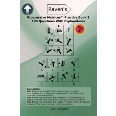 Abbildung von Progressive Matrices™ Practice Book 2: Prepare With 100 RPM/SPM/APM IQ Questions Explanations (IQ Tests series, Band 10)