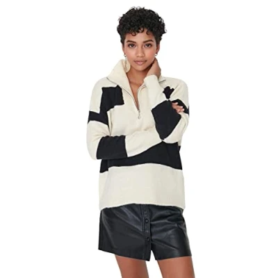 Abbildung von Trendyol Strickpullover, Damen, Größe: Large, Stone