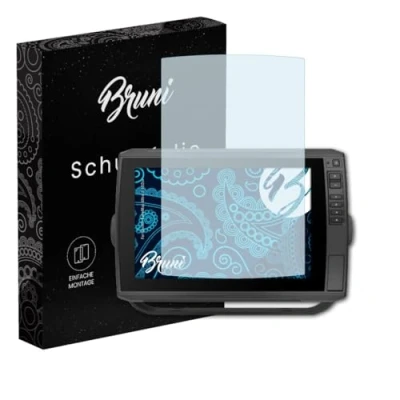Abbildung von Bruni Schutzfolie kompatibel mit Garmin EchoMap Ultra 2 102sv Folie, glasklare Displayschutzfolie (2X)