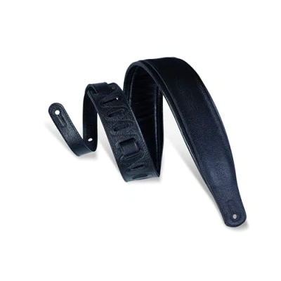 Abbildung von Levy&#039;s Gitarrengurt aus Leder (PM32 BLK)
