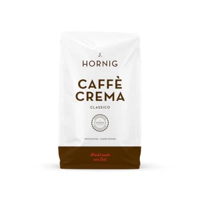 Abbildung von J. Hornig Kaffeebohnen Espresso, Caffè Crema Classico, 500g ganze Bohnen, nussig schokoladiger Geschmack, für Vollautomaten, Siebträgermaschine und Espressokocher