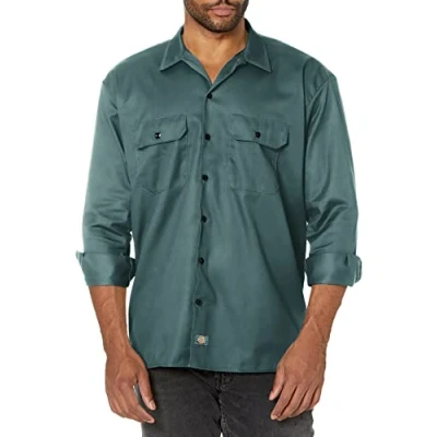 Abbildung von Dickies Herren Chemise de Travail À Manches Longues Hemd, Lincoln Green V1, XL