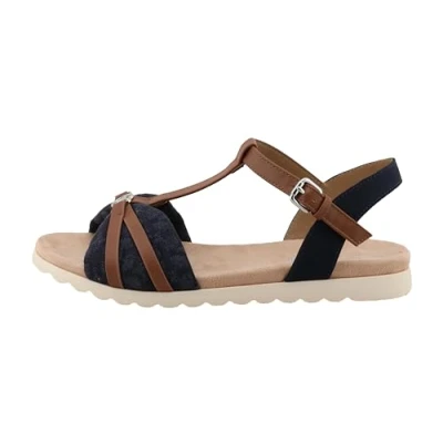 Abbildung von Tom Tailor Damen 5390490031 Sandale, Navy, 41 EU