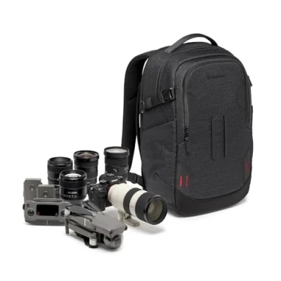 Abbildung von Manfrotto PRO Light Backloader S, Professioneller Kamerarucksack, Zugriff von Oben und Hinten, Doppelte Stativbefestigung, Gepolsterter Rucksack mit Austauschbaren Unterteilungen, Schwarz