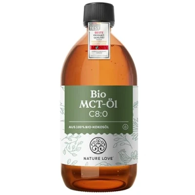 Abbildung von Bio MCT ÖL C8:0 500 Milliliter Flüssigkeit Nature Love ml