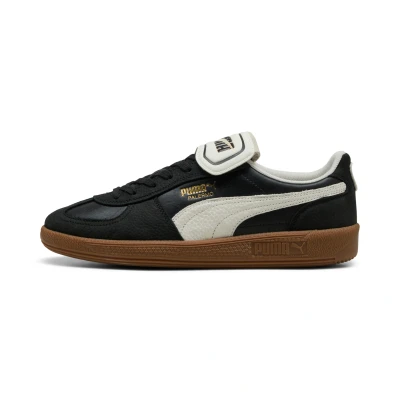 Abbildung von Puma Palermo Premium Sneakers Unisex Schuhe Mit Plain Black/Warm White Größe: 36