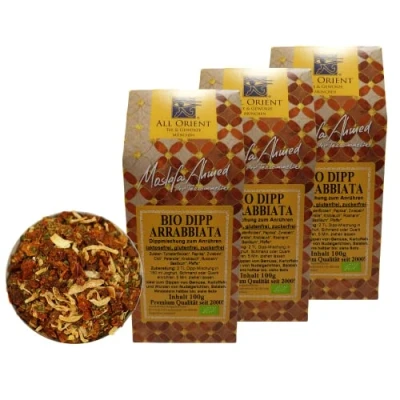 Abbildung von 3x 100g BIO Dipp Arrabbiata