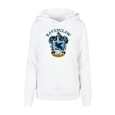 Abbildung von F4NT4STIC Harry Potter Ravenclaw Crest Kapuzenpullover, Damen, Größe: XL, White