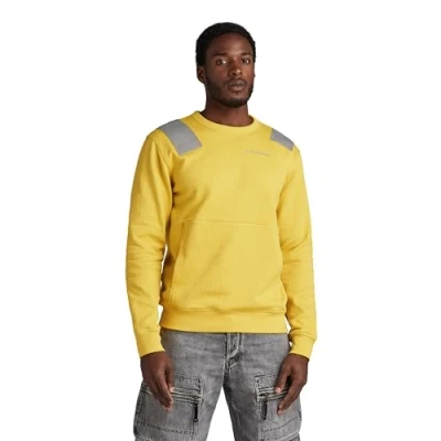 Abbildung von G Star Flight DECK Sweatshirt, Herren, Größe: Medium, Dk lemon