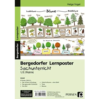 Abbildung von Lernposter Sachunterricht 1./2. Klasse: 6 Poster für den Klassenraum (Bergedorfer® Lernposter)