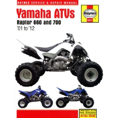 Abbildung von Yamaha ATVs Raptor 660 and 700: &#039;01 to &#039;12: Models Covered YFM660 660, 2001 Through 2005, YFM 70R 700, 2006 2012 (Haynes Manuals)