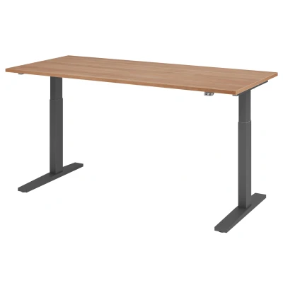 Abbildung von Hammerbacher Schreibtisch XMKA19 Nussbaum/Graphit