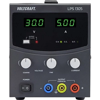 Abbildung von VOLTCRAFT LPS1305 Labornetzgerät, einstellbar 0 30 V/DC 5 A 150 W Anzahl Ausgänge 1 x
