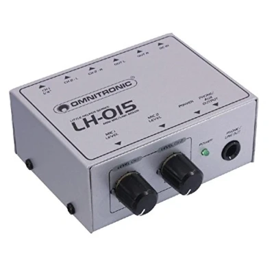 Abbildung von OMNITRONIC LH 015 2 Kanal Mic Line Mixer Mikrofon im Miniaturformat