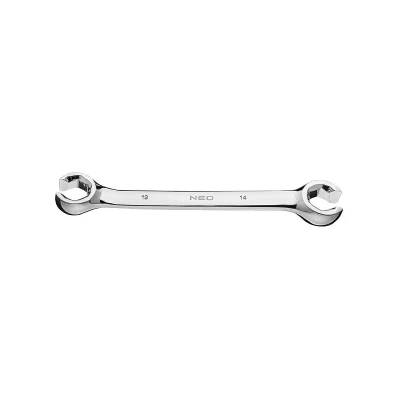 Abbildung von NEO TOOLS 09 149 Bremsleitungs Schlüssel 13x14 matt verchromt Chrom Vanadium Stahl