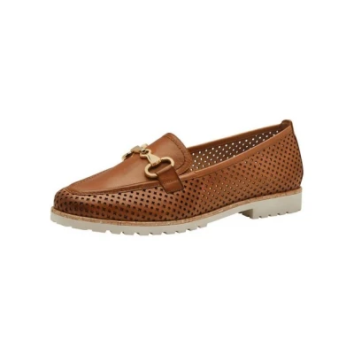Abbildung von Tamaris Slipper, Damen, Größe: 40, Cognac Leder