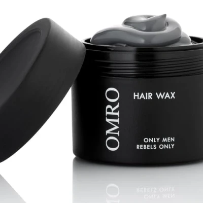Abbildung von OMRO Ultimate Haarwachs, perfektes Styling, natürliche Inhaltsstoffe für kräftiges Haar, starker Halt, extra Volumen, mattes Finish, vegan, Hair Wax, Pomade, Haarcreme, 150ml