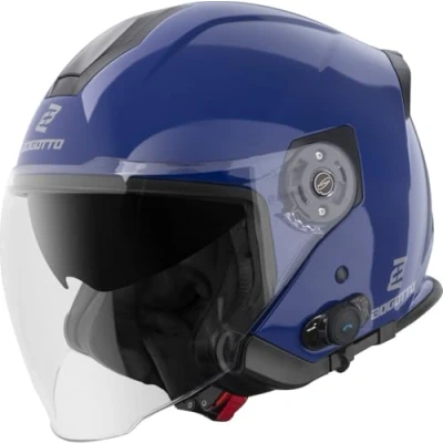Abbildung von Bogotto Motorradhelm H586 BT Solid Bluetooth Jethelm