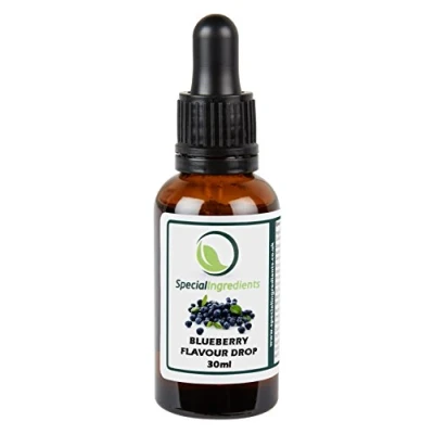 Abbildung von Special Ingredients Blueberry (Blaubeere) Flavour Drop 30ml (Deutsche Etiketten und Anleitungen)