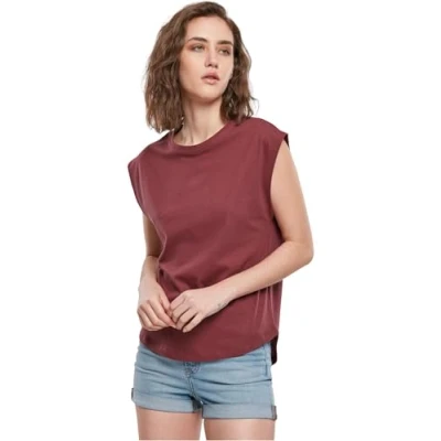 Abbildung von Urban Classics Ladies Basic Shaped TEE Tshirt basic, Damen, Größe: XS, Cherry