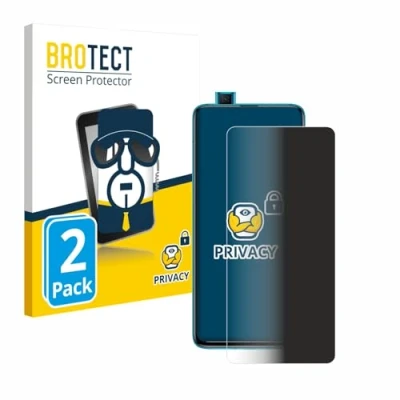 Abbildung von BROTECT (2 Stück Anti Spy Blickschutzfolie für Xiaomi Poco F2 Pro Privacy Screen Protector [Displayschutz Folie, Sichtschutz, Blaulichtfilter]