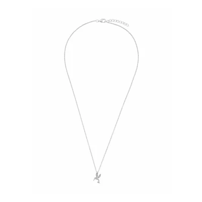 Abbildung von amor Kolibri Halskette, Damen, Größe: 45, Silber