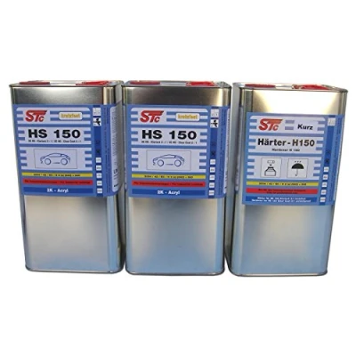 Abbildung von STC 15 L Set 2K HS 150 Acryl Klarlack Spezial 2:1 Kratzfest inkl. Härter kurz (15 Set)