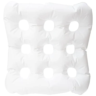 Abbildung von Homecraft Inflatable Bath Cushion, Non Slip Bathing Cushion for Support and Comfort, Suction Feet Safety, Waterproof Bathtub Accessory Aid, 43.2 x cm (Eligible VAT relief in the UK)