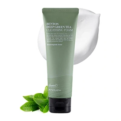 Abbildung von Benton DEEP Green TEA Cleansing FOAM Gesichtsreinigung, Größe: 120 g,