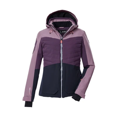 Abbildung von Killtec Skijacke &quot;KSW 30 WMN SKI JCKT&quot;, Damen Skijacke: wasserdicht, atmungsaktiv, Colourblock Design