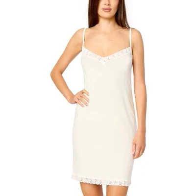 Abbildung von Merry Style Damen Unterkleid Unterrock verstellbare Träger MS10 400 (Ecru, XL)