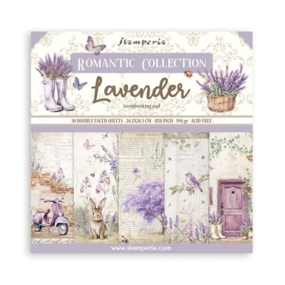 Abbildung von Stamperia Lavender 8x8 Inch Paper Pack (SBBS108)