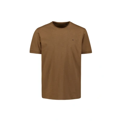 Abbildung von NO Excess Crewneck Tshirt basic, Herren, Größe: Small, Camel