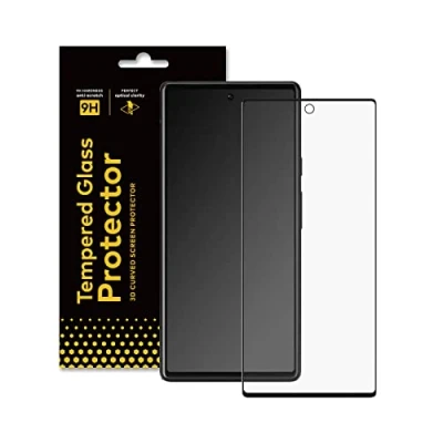 Abbildung von RhinoShield Displayschutz kompatibel mit [Google Pixel 6] 9H 3D Gebogenes Edge to Glas Vollständige Abdeckung Klarer &amp; kratzfester