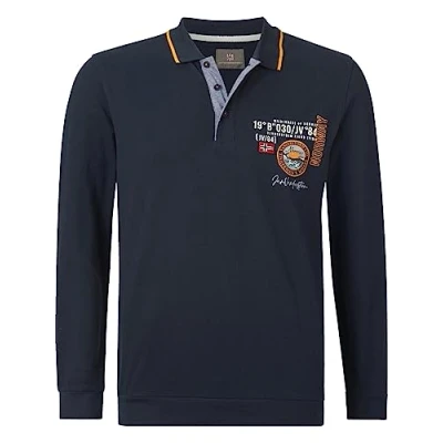 Abbildung von Jan Vanderstorm LOKI Poloshirt, Herren, Größe: Large, Dunkelblau