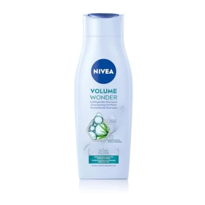 Abbildung von NIVEA Volume Wonder Kräftigendes Shampoo, Volumen Shampoo mit Kollagen und natürlichem Bambus Extrakt, silikonfreies Haarshampoo für sichtbares strahlenden Glanz (400 ml)