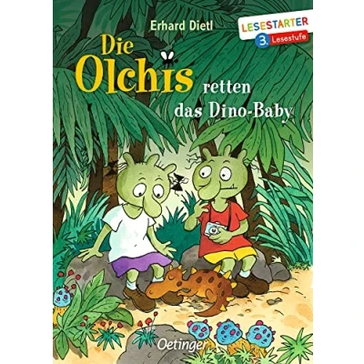 Abbildung von Die Olchis retten das Dino Baby: Lesestarter. 3. Lesestufe