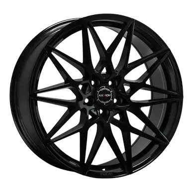 Abbildung von AXXION 5 loch 19Zoll 114mm Alufelge AX9 schwarz glanz 14035 Felge