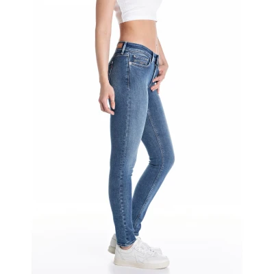 Abbildung von Replay NEW LUZ Pants Jeans Skinny Fit, Damen, Größe: 25x30, Medium blue
