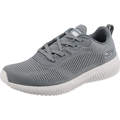 Abbildung von Skechers Herren Squad Sneaker, Grauer Netzbesatz, 39 EU