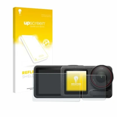 Abbildung von upscreen Entspiegelungs Schutzfolie für DJI Osmo Action 5 Pro Displayschutz Folie Matt [Anti Reflex, Anti Fingerprint]