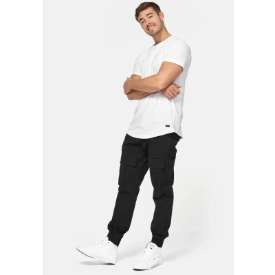 Abbildung von Indicode Jeans Dennis Cargohose, Herren, Größe: Large, Black