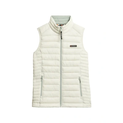 Abbildung von Superdry Weste, Damen, Größe: 42, Off grey