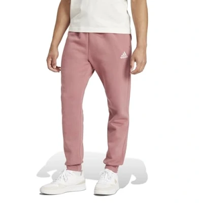 Abbildung von adidas Essentials Fleece Regular Tapered Pants, Herren Hose, preloved Crimson,