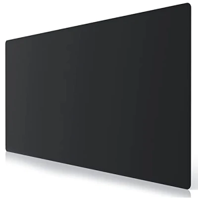 Abbildung von CSL Computer Titanwolf XXXL Übergröße Mauspad 1800x800 mm Großformat Schreibtischunterlage gummierte Rückseite rutschfest, abwaschbar Gaming Präzision, Geschwindigkeit Schwarz